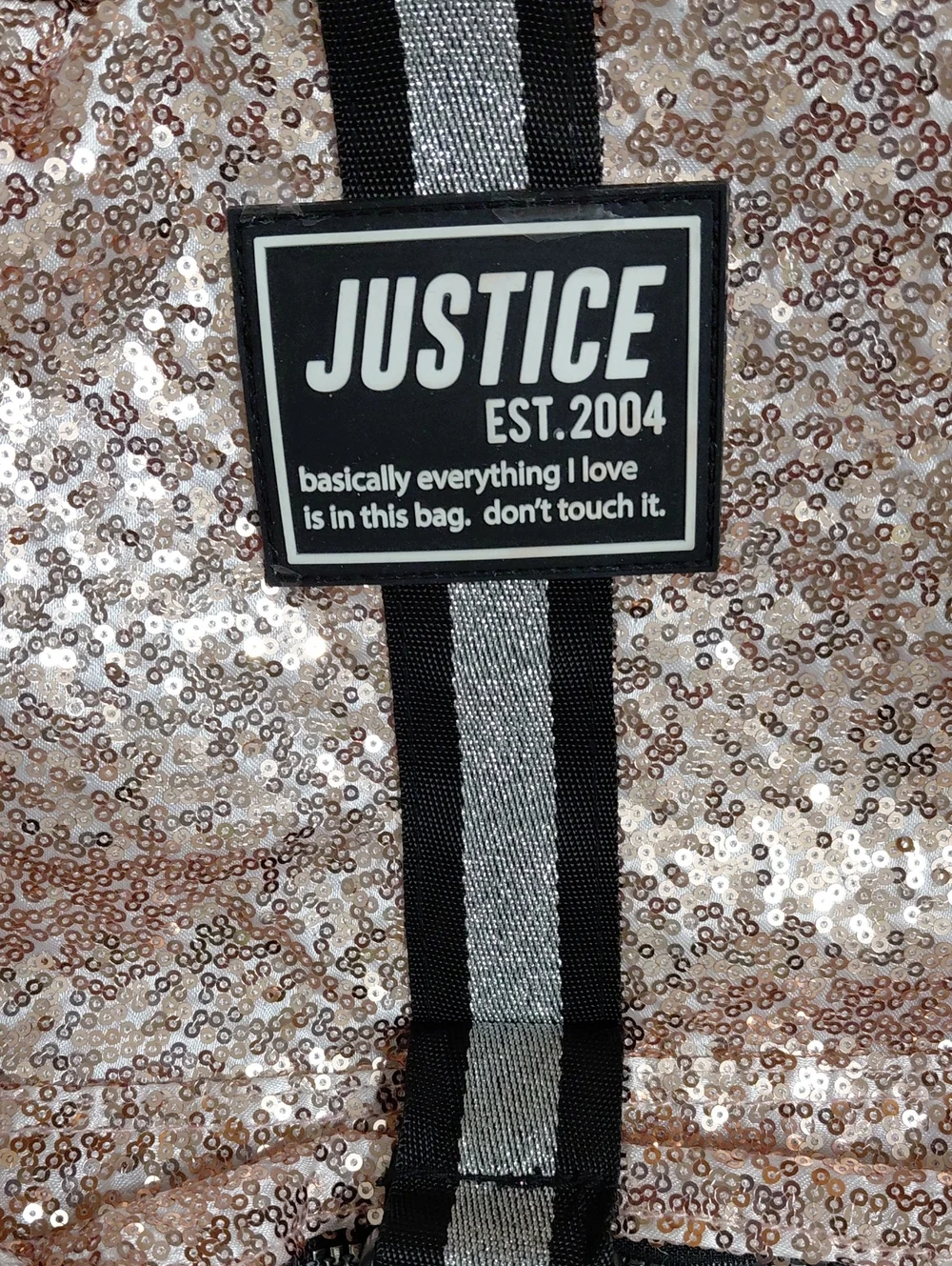 Justice rose gold